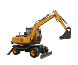 7T Small Wheeled Excavator